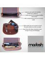  Women's Saddle Crossbody Handbag Genuine Leather Evening Shoulder Sling Bag-GBL6BROWN